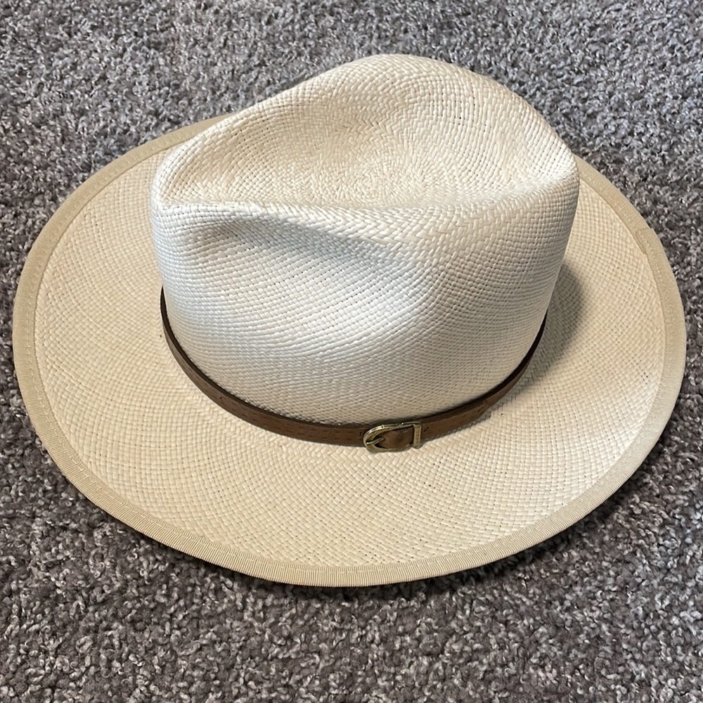 goorin bros size small straw fedora